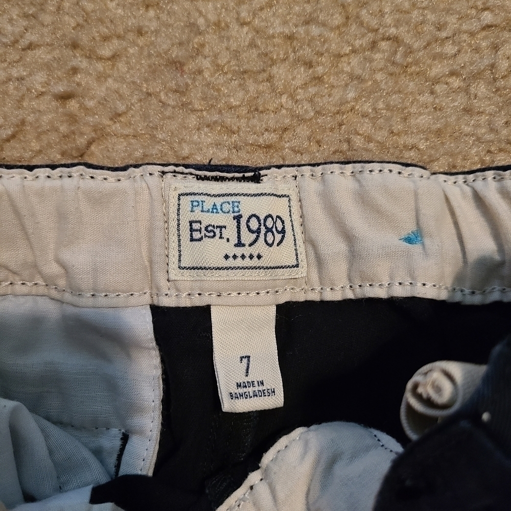 CHILDREN'S Place Boy's Navy Blue Pants, size 7 - Picture 2 of 8